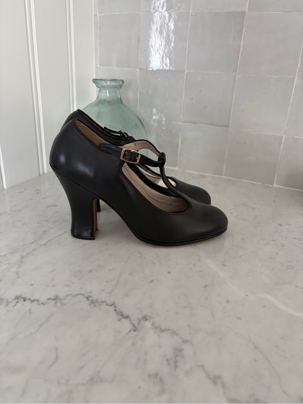 Capezio T Strap Character Shoes NWT All Leather